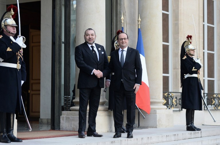 Rencontre – Mohammed VI chez Hollande