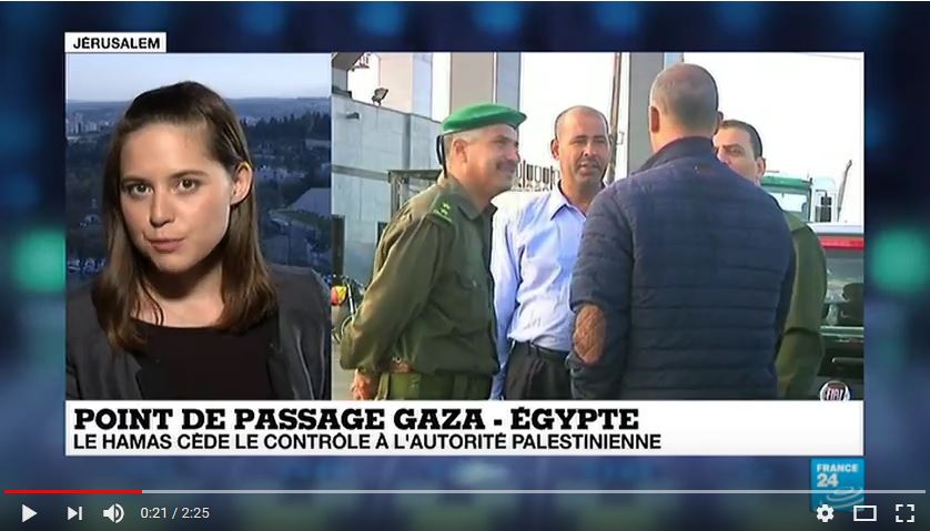 Le Hamas cède à l’Autorité palestinienne le contrôle des frontières de Gaza