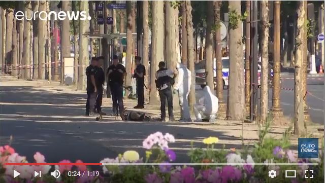  Un attentat échoue sur les Champs-Élysées