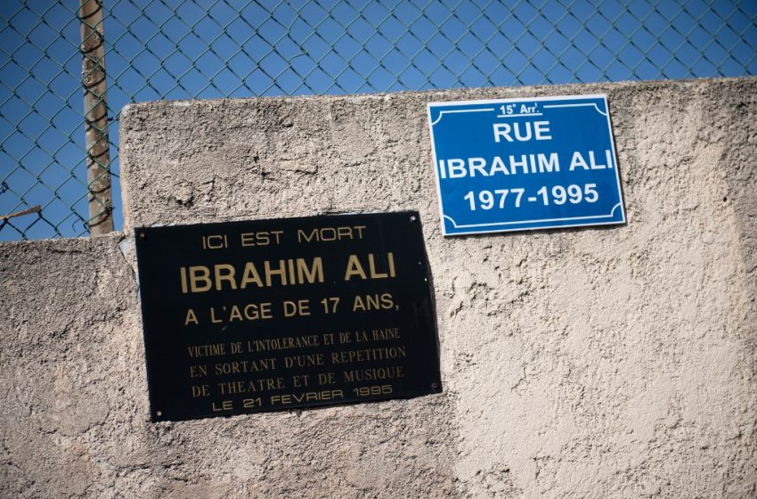 Marseille- Il y a 25 ans, Ibrahim Ali était abattu par un militant du FN