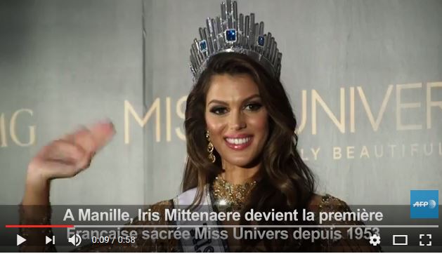 La Française Iris Mittenaere élue Miss Univers