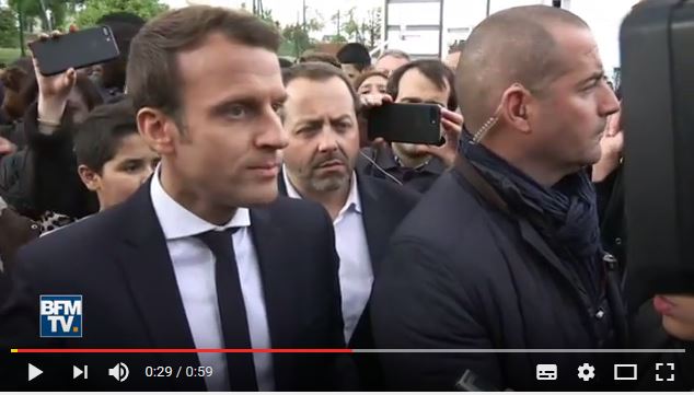 « Mme Le Pen ne peut pas venir dans un quartier comme celui-ci », lance Macron à Sarcelles
