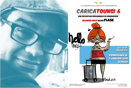 Exposition Caricatounsi : libre expression par la caricature