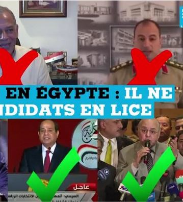 Présidentielle Égypte : il ne reste que deux candidats en lice