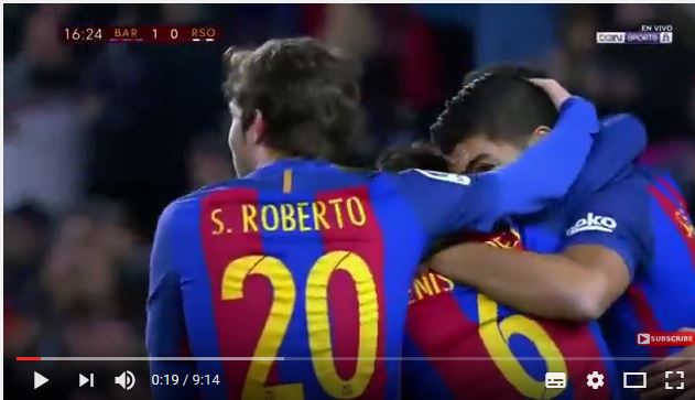  Barcelona vs Real Sociedad 5-2