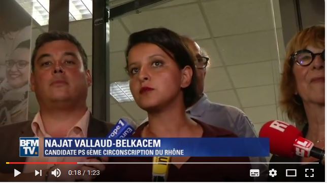  Législatives: en ballotage défavorable, Najat Vallaud-Belkacem veut encore y croire