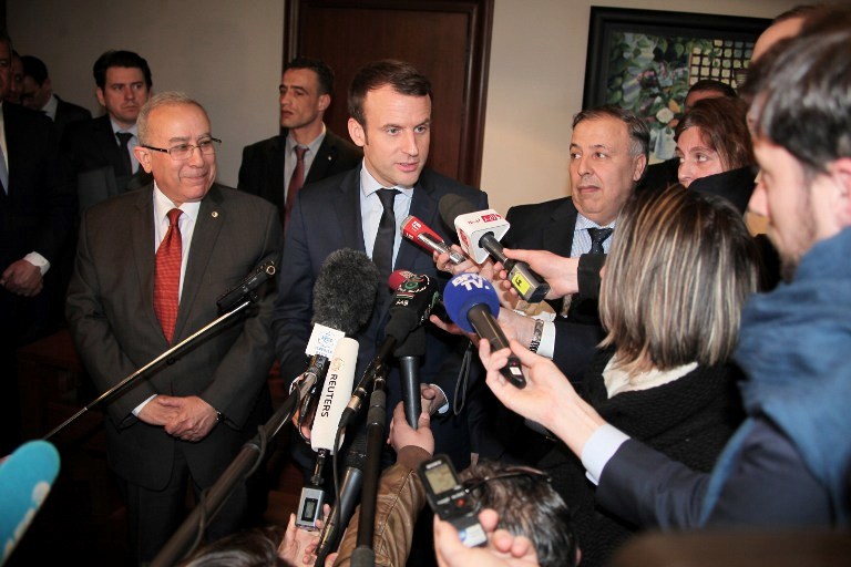  Bouteflika félicite Macron
