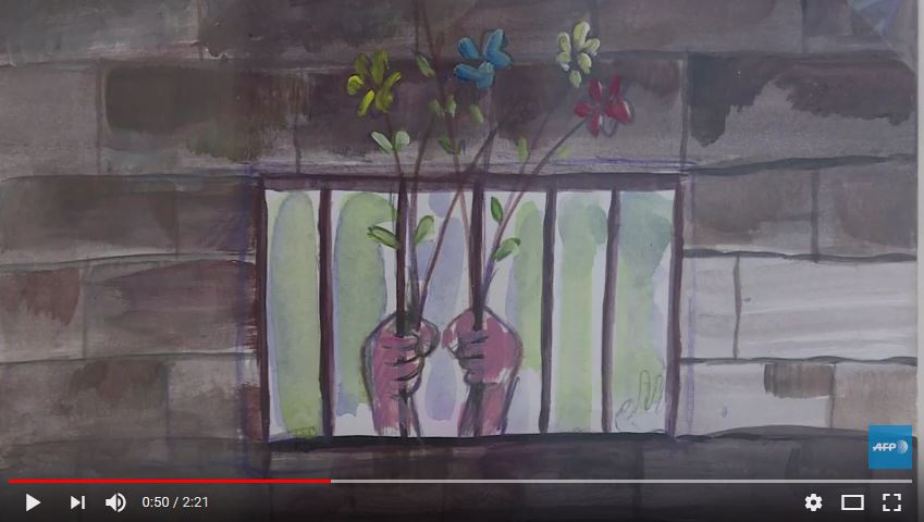  Oeuvres d&rsquo;art de jihadistes présumés, autre regard sur Guantamo