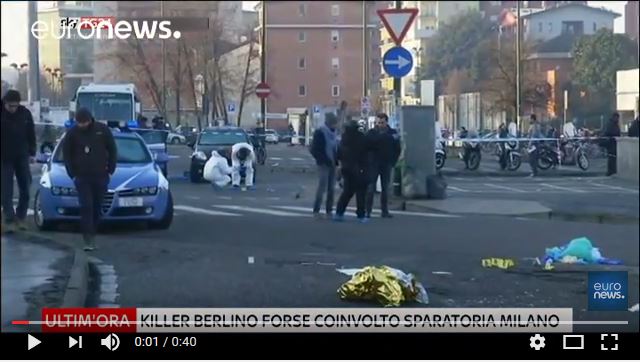 L’auteur présumé de l’attentat de Berlin abattu à Milan