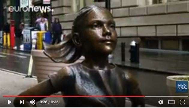  Wall Street : une fillette pour défier le plafond de verre