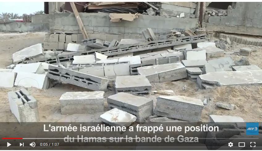 Nouveau raid israélien sur Gaza après un tir de roquette