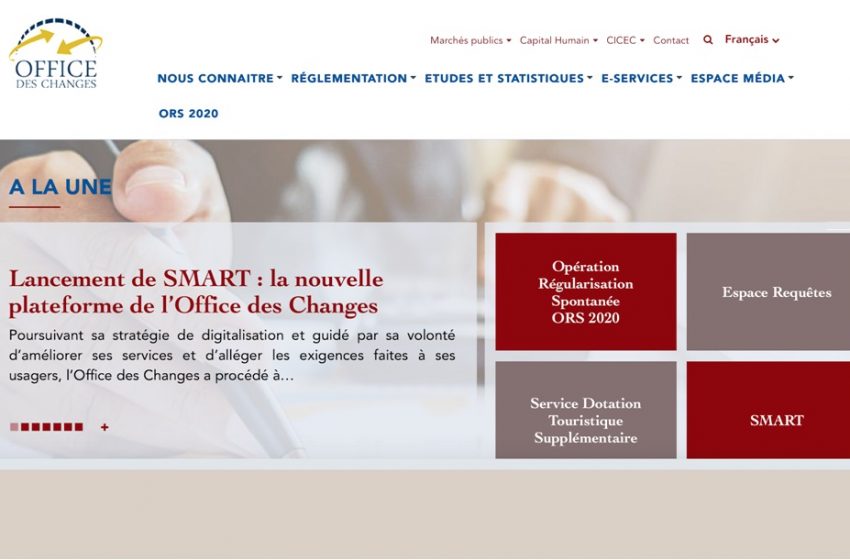L’Office des changes lance la plateforme « SMART »