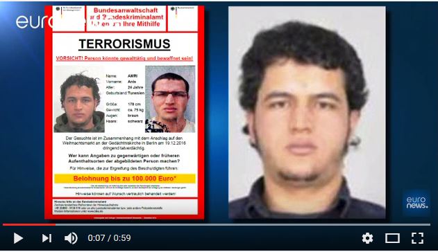  Tuerie de Berlin : une prime de 100 000 euros pour retrouver le suspect n°1