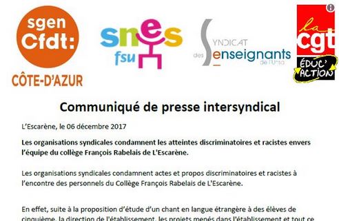 Polémique dans un collège de Nice à cause d’une chanson arabo-andalouse