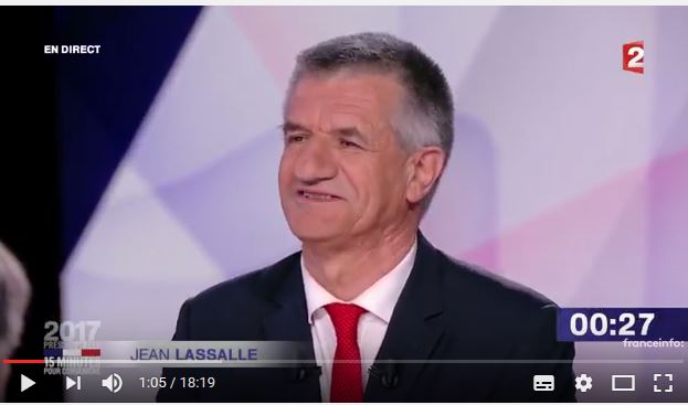  Jean Lassalle dans “15 minutes pour convaincre”