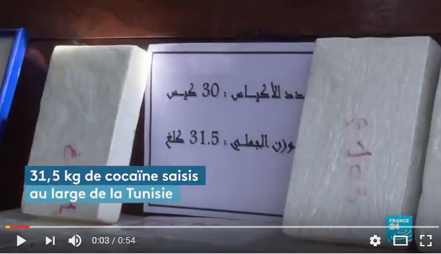  Tunisie : saisie de cocaïne record