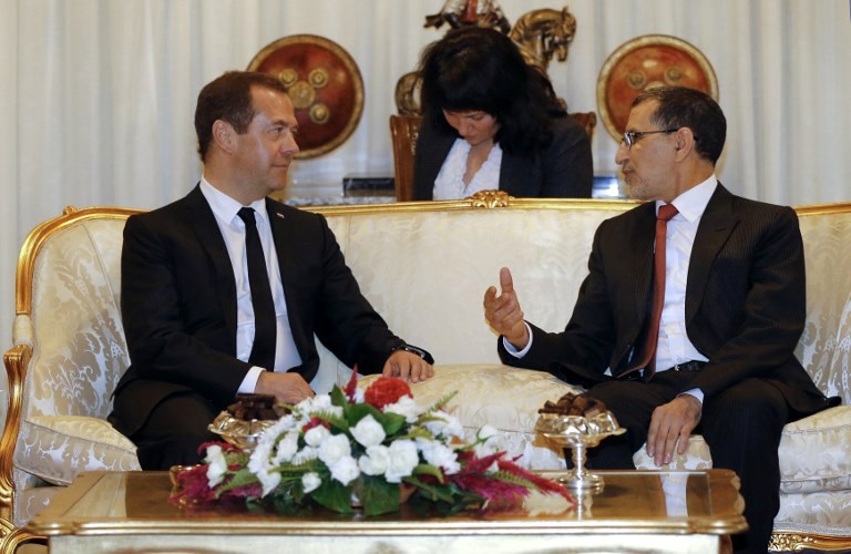  Medvedev entame une visite de travail au Maroc accompagné d’une importante délégation d’hommes d’affaires russes