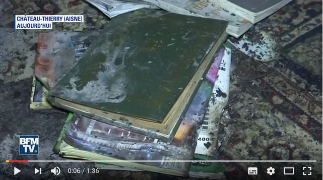  Aisne: les images de la salle de prière musulmane incendiée