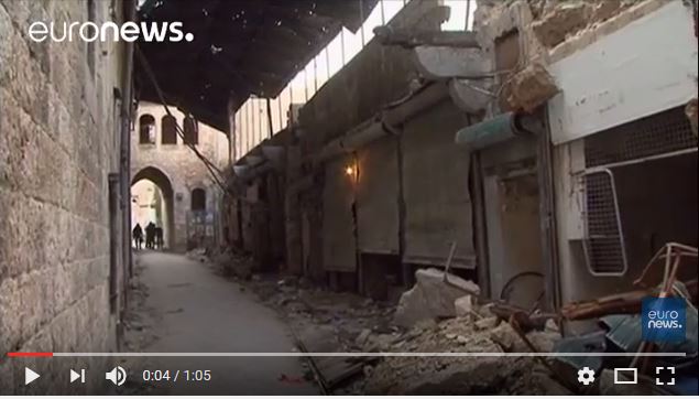  Alep : L&rsquo;armée syrienne parade dans la vieille ville