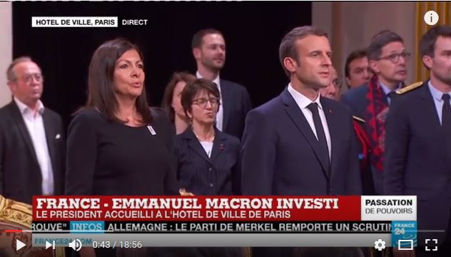  Discours d’Anne Hidalgo, maire de Paris, devant Emmanuel Macron à l’Hôtel de Ville