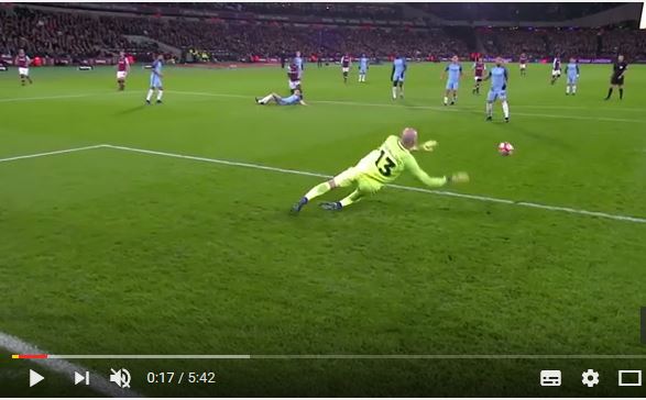  West Ham vs Manchester City 0-5