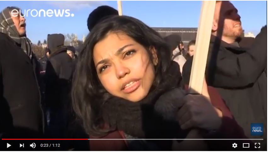  Vienne : Manifestation contre le nouveau gouvernement autrichien
