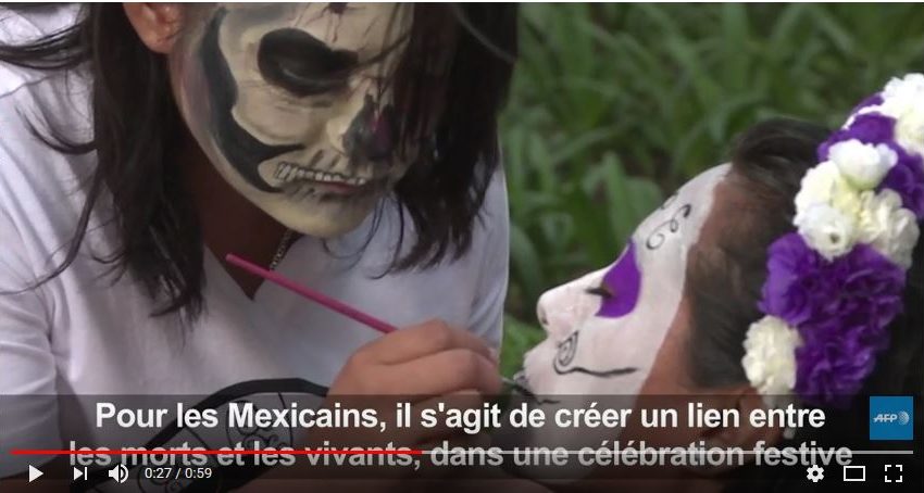  Mexique: défilé à Mexico à l&rsquo;approche du Jour des morts