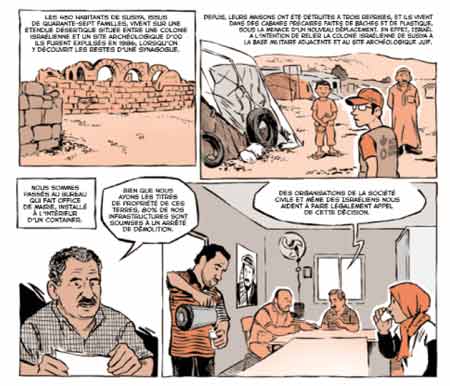 Les tribulations d’un bédeiste en Palestine