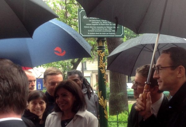 Inauguration du jardin des moines de Tibhirine