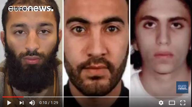  Londres : les trois terroristes identifiés