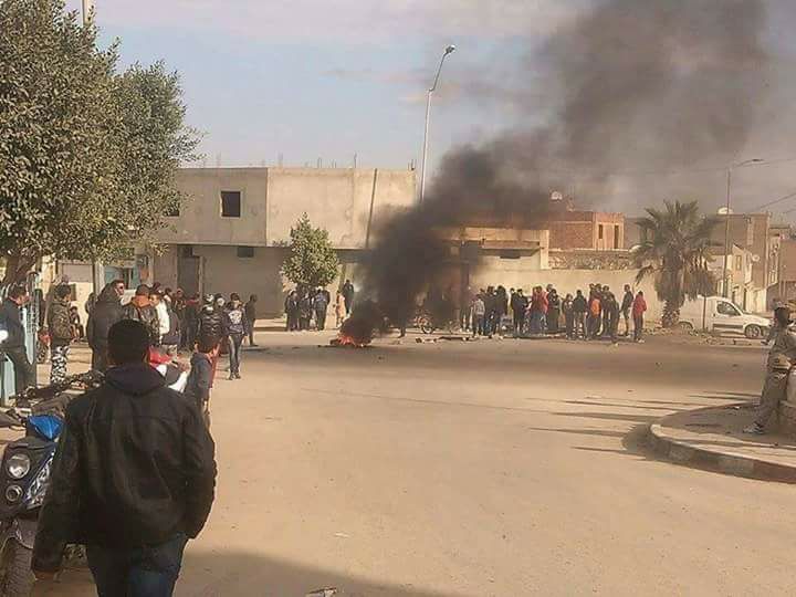  Contestation sociale : Kasserine s’embrase à son tour