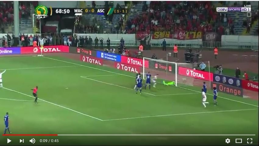  Wydad vs Ahly 1-0, le but