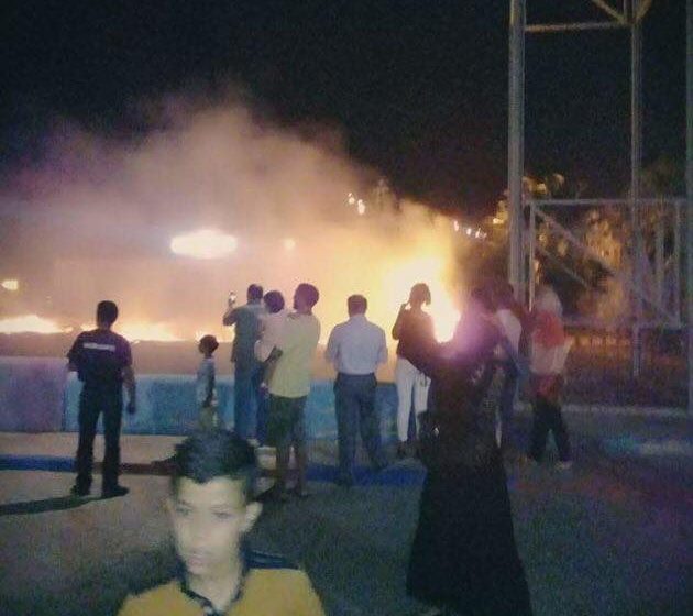 Incendie au parc d’attraction « Dahdah »