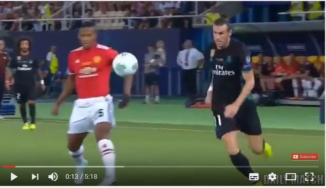 Real Madrid vs Manchester United 2-1