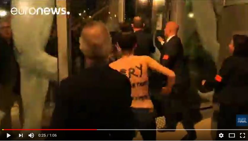  Roman Polanski conspué par les Femen