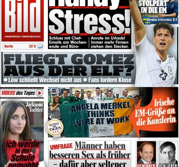 Allemagne. Bild reconnait avoir rapporté de faux témoignages d’agressions commises par des étrangers