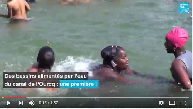 Paris Plages : Top départ de la baignade dans les bassins de La Villette !