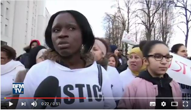  Aulnay-sous-Bois: au moins 500 personnes marchent en scandant « justice pour Théo »