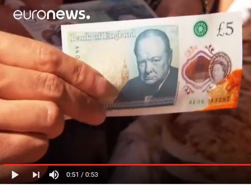  Les végétariens britanniques réclament le retrait du nouveau billet de 5£