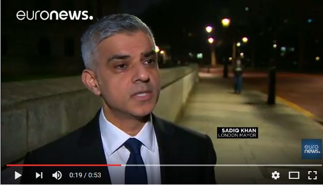  Sadiq Khan : Londres « reste l&rsquo;une des ville plus sûres au monde »