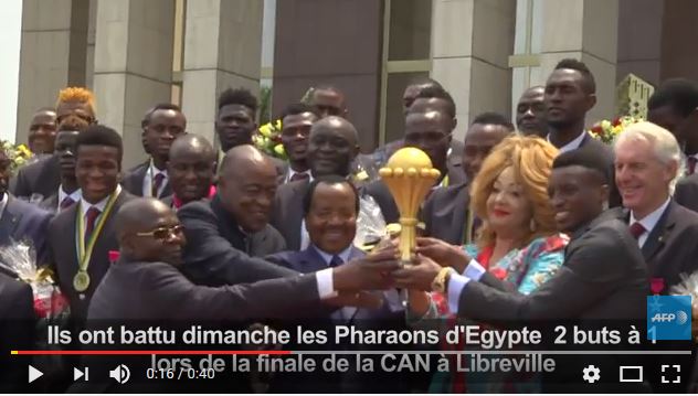  Cameroun: Paul Biya félicite les Lions indomptables