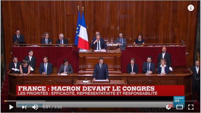 Macron devant le Congrès: « Je veux ici vous parler avec franchise du terrorisme islamiste »