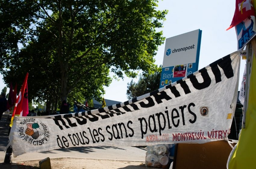  Alfortville : les travailleurs sans-papiers en grève