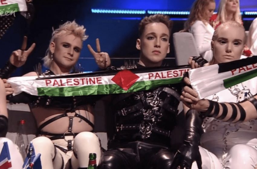  Eurovision : L’Islande sanctionnée pour des banderoles palestiniennes