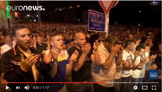  Israël retire les portiques de l&rsquo;esplanade des Mosquées