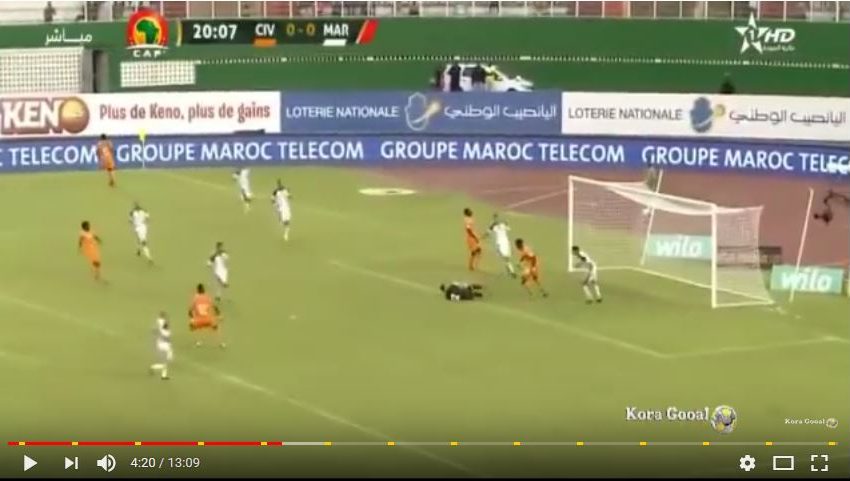  Maroc vs Cote d&rsquo;ivoire 2-0. Le Maroc ira en Russie