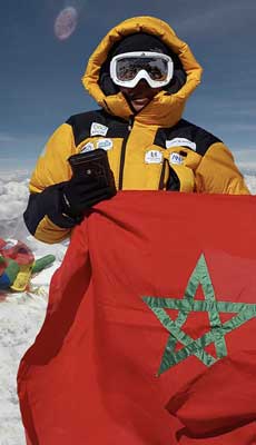 Bouchra Baibanou, sur les toits du monde