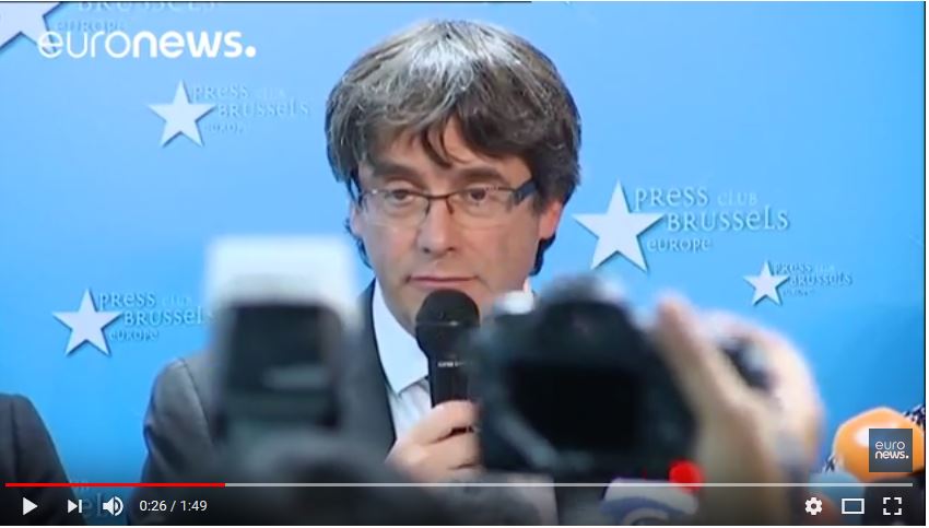  Puigdemont, le président catalan destitué, ne demande pas l&rsquo;asile en Belgique