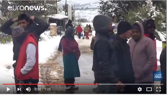  Les migrants victimes de la vague de froid dans les Balkans