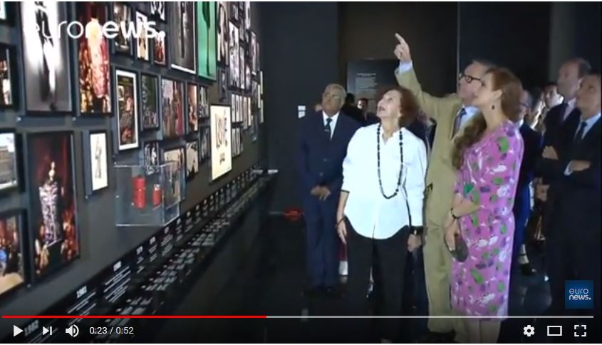 Son altesse royale la princesse Lalla Salma inaugure le musée Saint Laurent à Marrakech